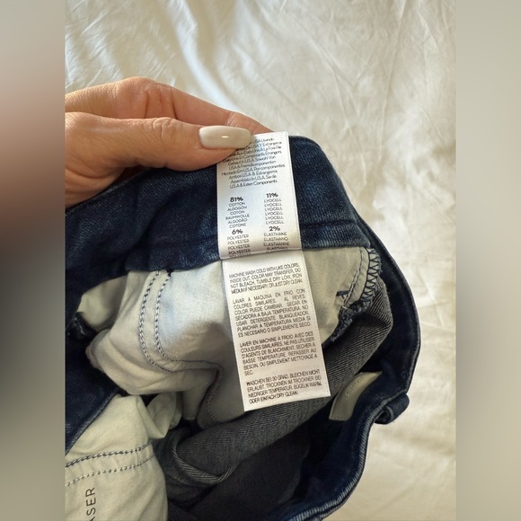 MOTHER | SZ 27 | Zipped Greaser Loop High Waist Crop Wide Leg Jeans Medium Wash - Picture 6 of 12